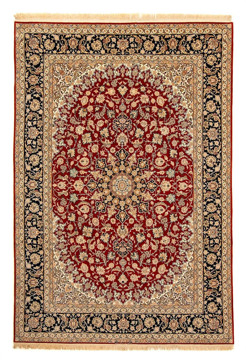 Perzisch tapijt - Isfahan - Premium - 357 x 249 cm - donkerrood