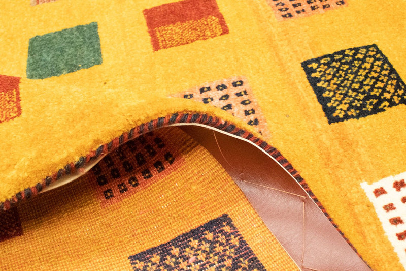 Gabbeh Tapijt - Loribaft Perzisch - 181 x 130 cm - goud