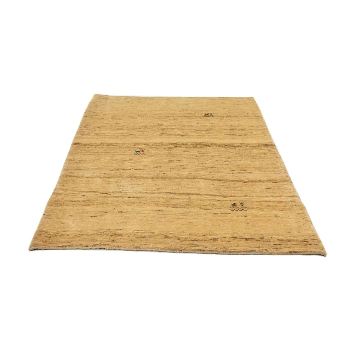 Gabbeh Tapijt - Loribaft Perzisch - 167 x 124 cm - goud