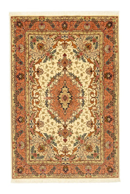 Perzisch tapijt - Tabriz - Royal - 152 x 100 cm - beige