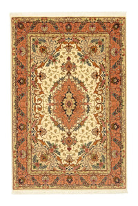 Perzisch tapijt - Tabriz - Royal - 152 x 100 cm - beige