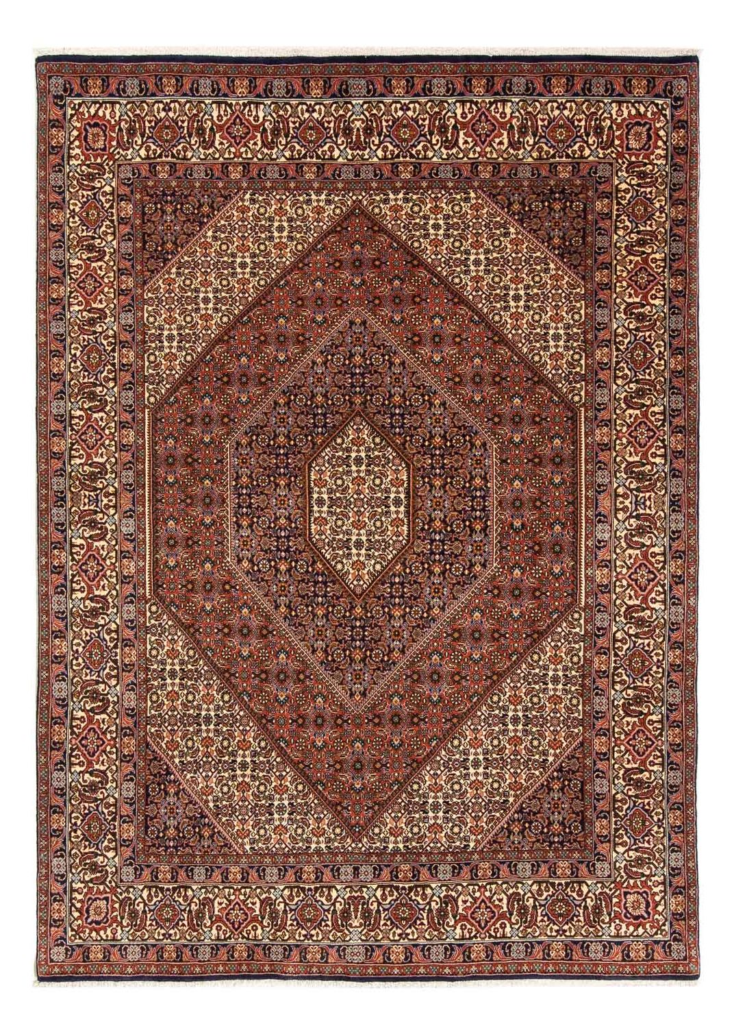 Perzisch tapijt - Bijar - 237 x 170 cm - bruin
