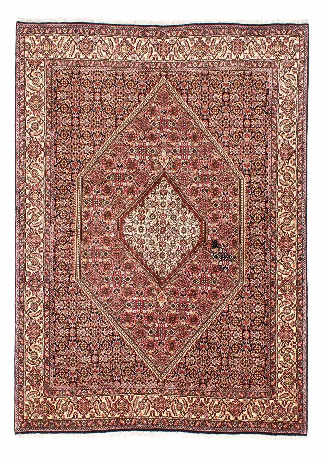 Perzisch tapijt - Bijar - 248 x 176 cm - licht rood