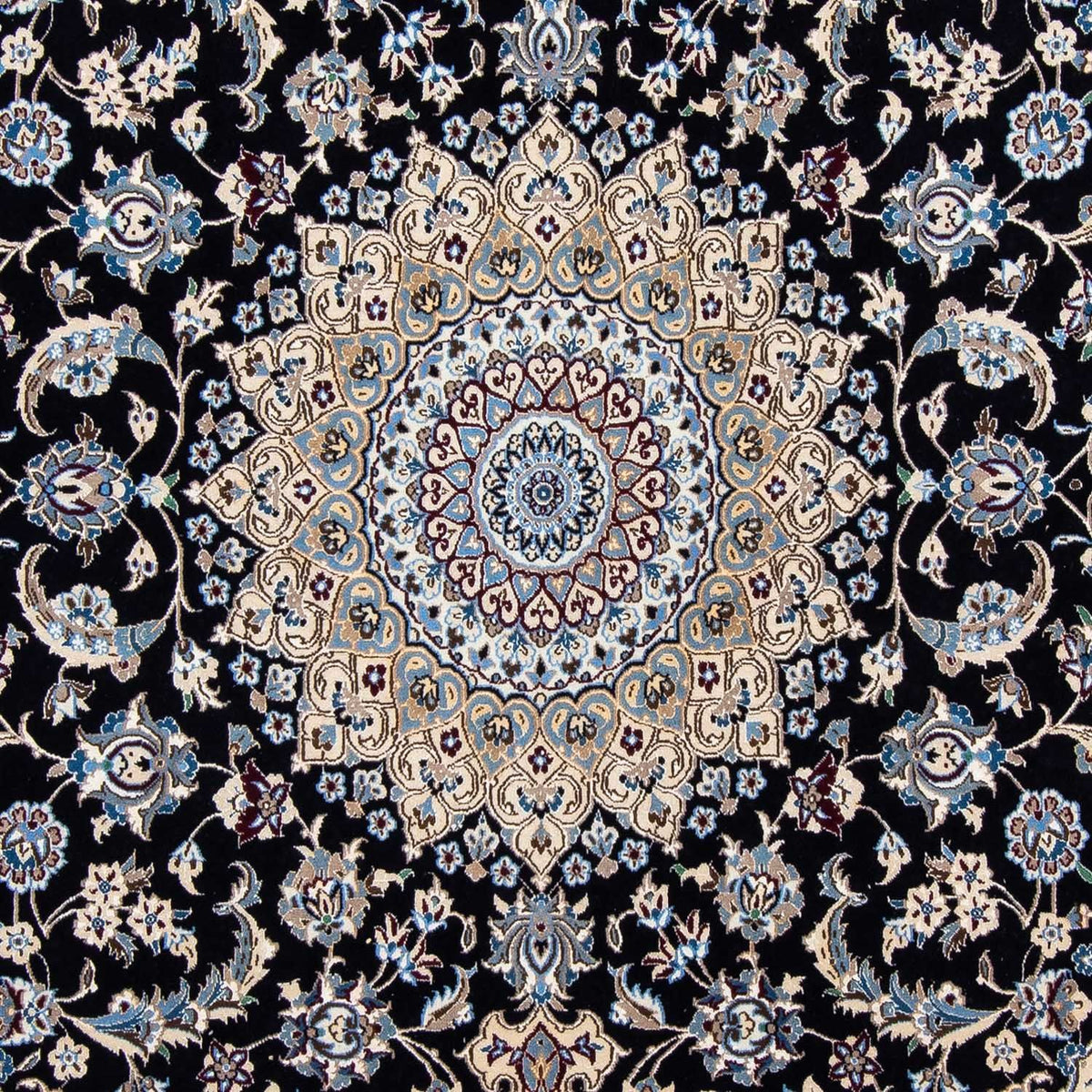 Perzisch tapijt - Nain - Koninklijk - 292 x 200 cm - zwart