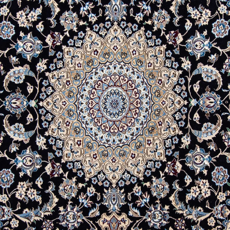 Perzisch tapijt - Nain - Koninklijk - 292 x 200 cm - zwart