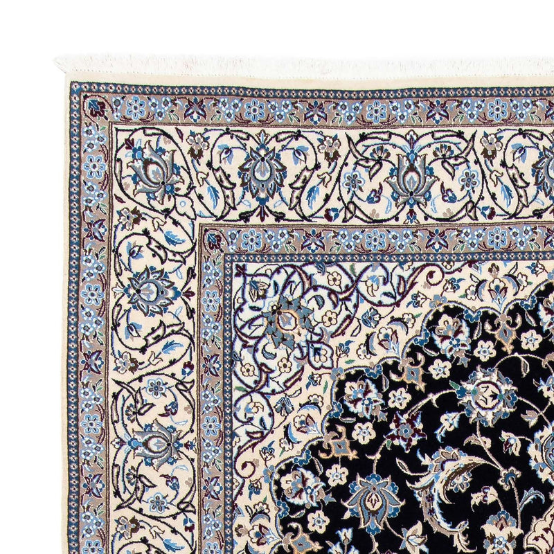 Perzisch tapijt - Nain - Koninklijk - 292 x 200 cm - zwart