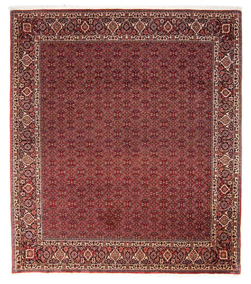 Perzisch tapijt - Bijar - 288 x 256 cm - donkerrood