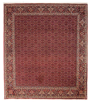 Perzisch tapijt - Bijar - 288 x 256 cm - donkerrood