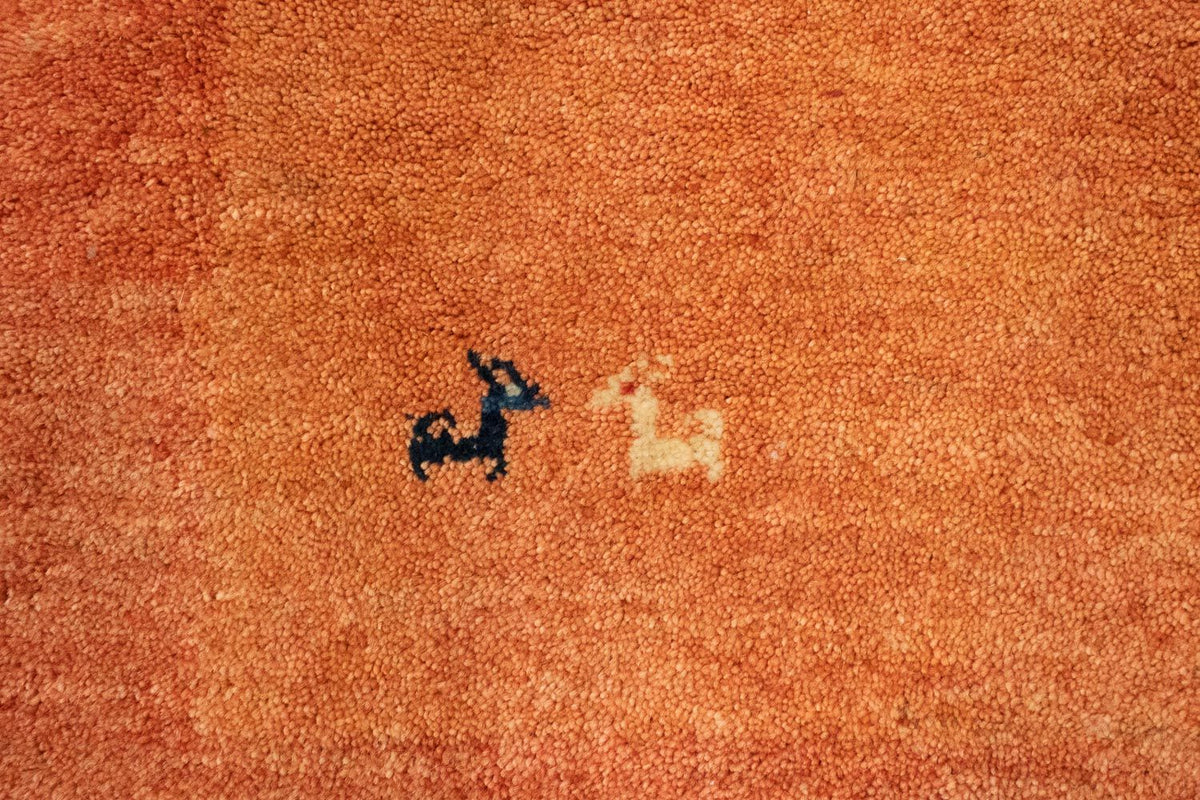 Loper Gabbeh tapijt - Perzisch - 294 x 101 cm - roest