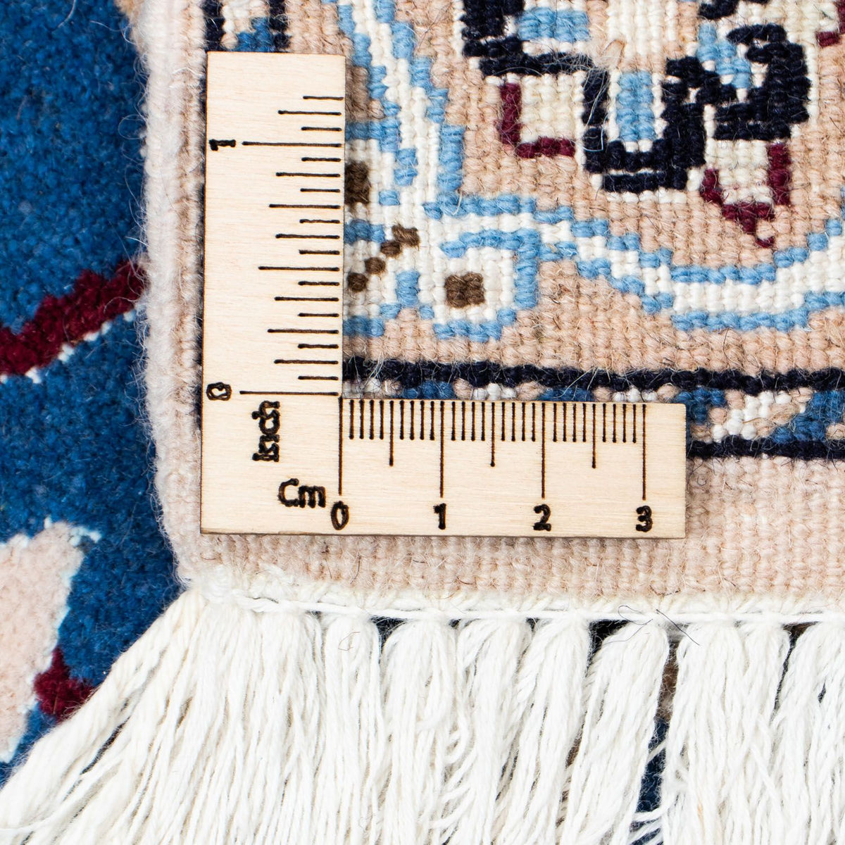 Perzisch tapijt - Nain - Koninklijk - 302 x 198 cm - blauw