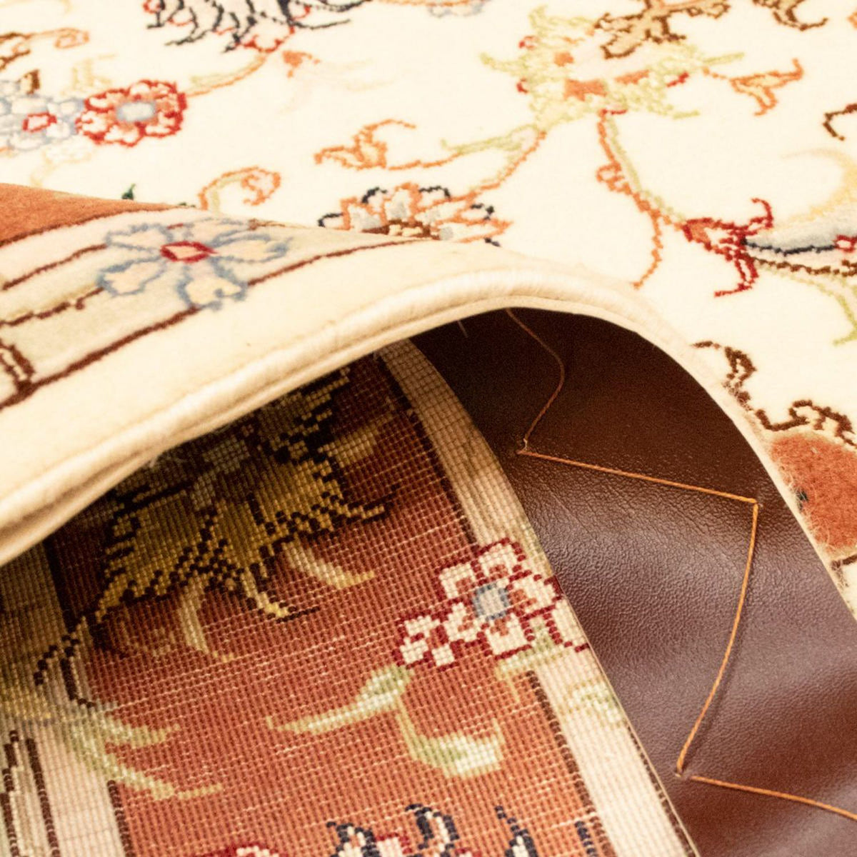 Perzisch tapijt - Tabriz - Royal - 155 x 102 cm - beige