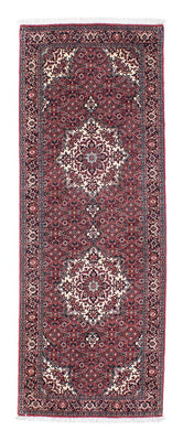 Loper Perzisch tapijt - Bijar - 206 x 75 cm - licht rood