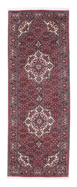 Loper Perzisch tapijt - Bijar - 206 x 75 cm - licht rood
