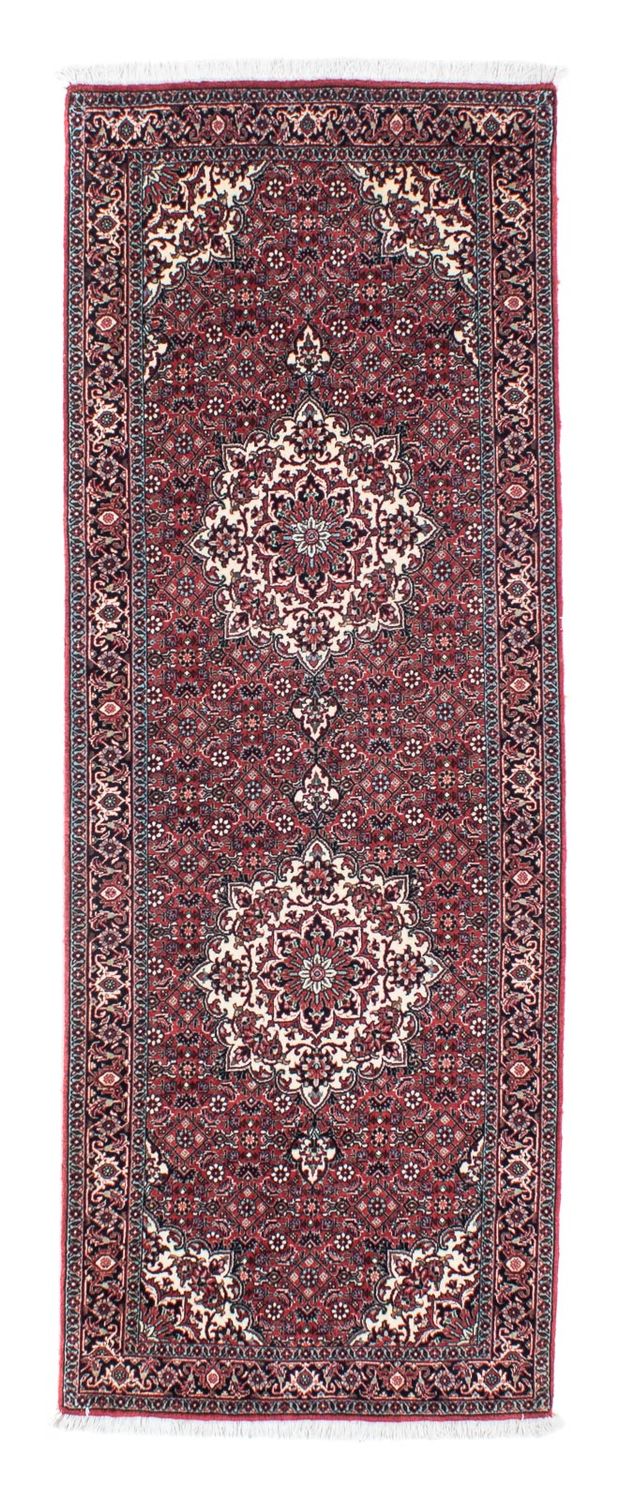 Loper Perzisch tapijt - Bijar - 206 x 75 cm - licht rood