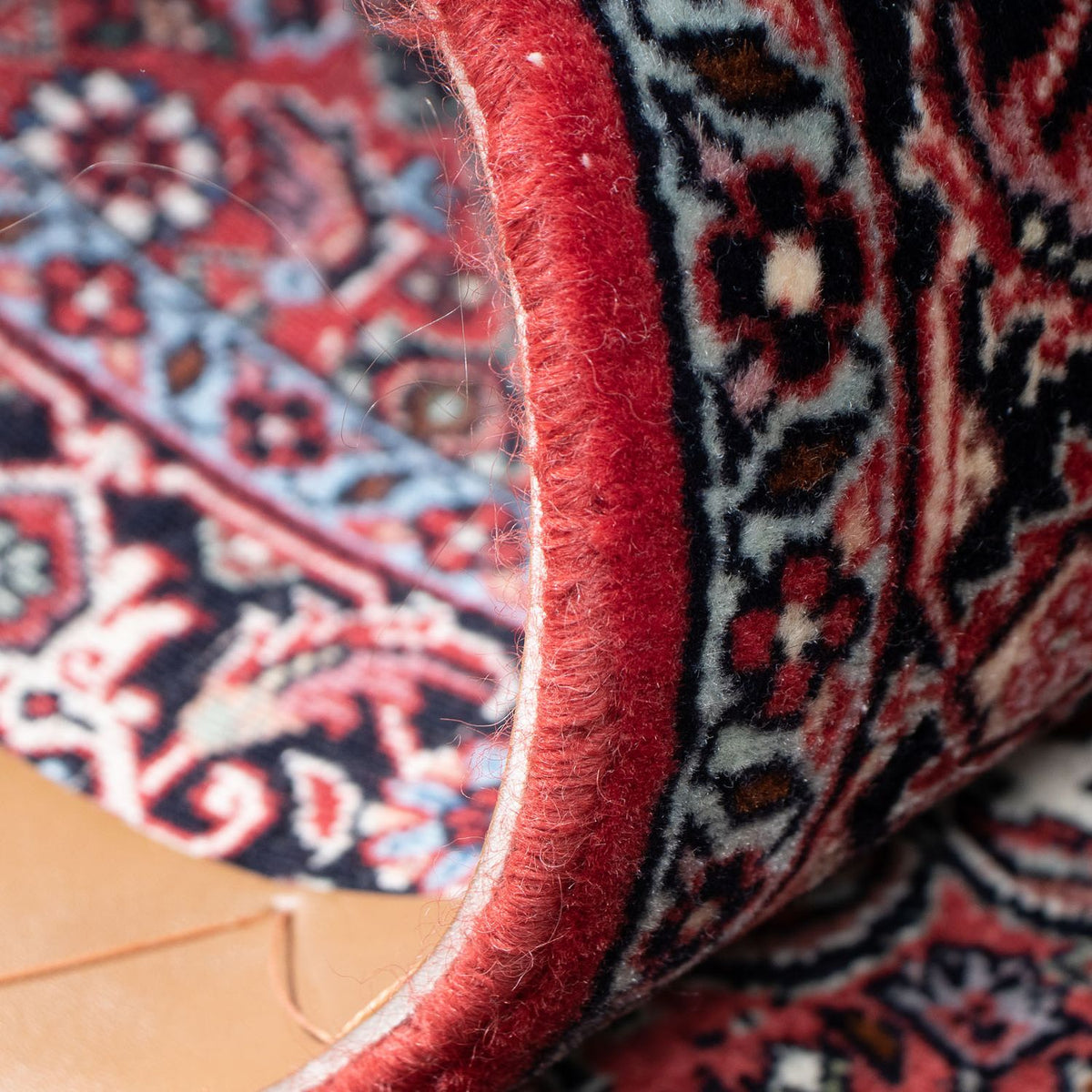 Loper Perzisch tapijt - Bijar - 206 x 75 cm - licht rood