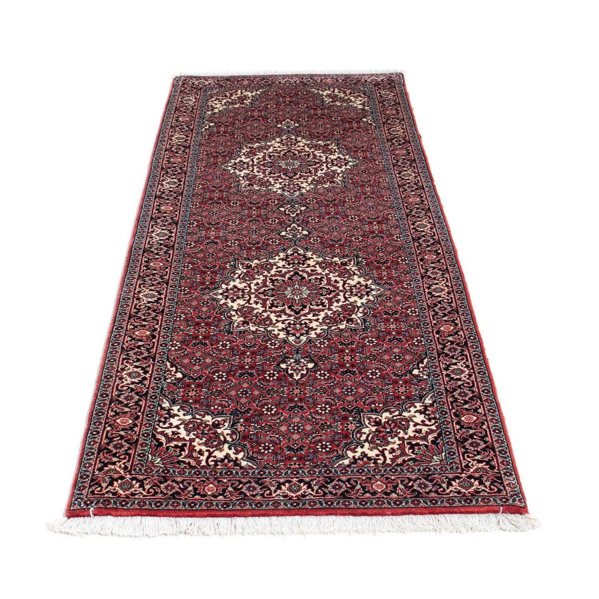 Loper Perzisch tapijt - Bijar - 206 x 75 cm - licht rood