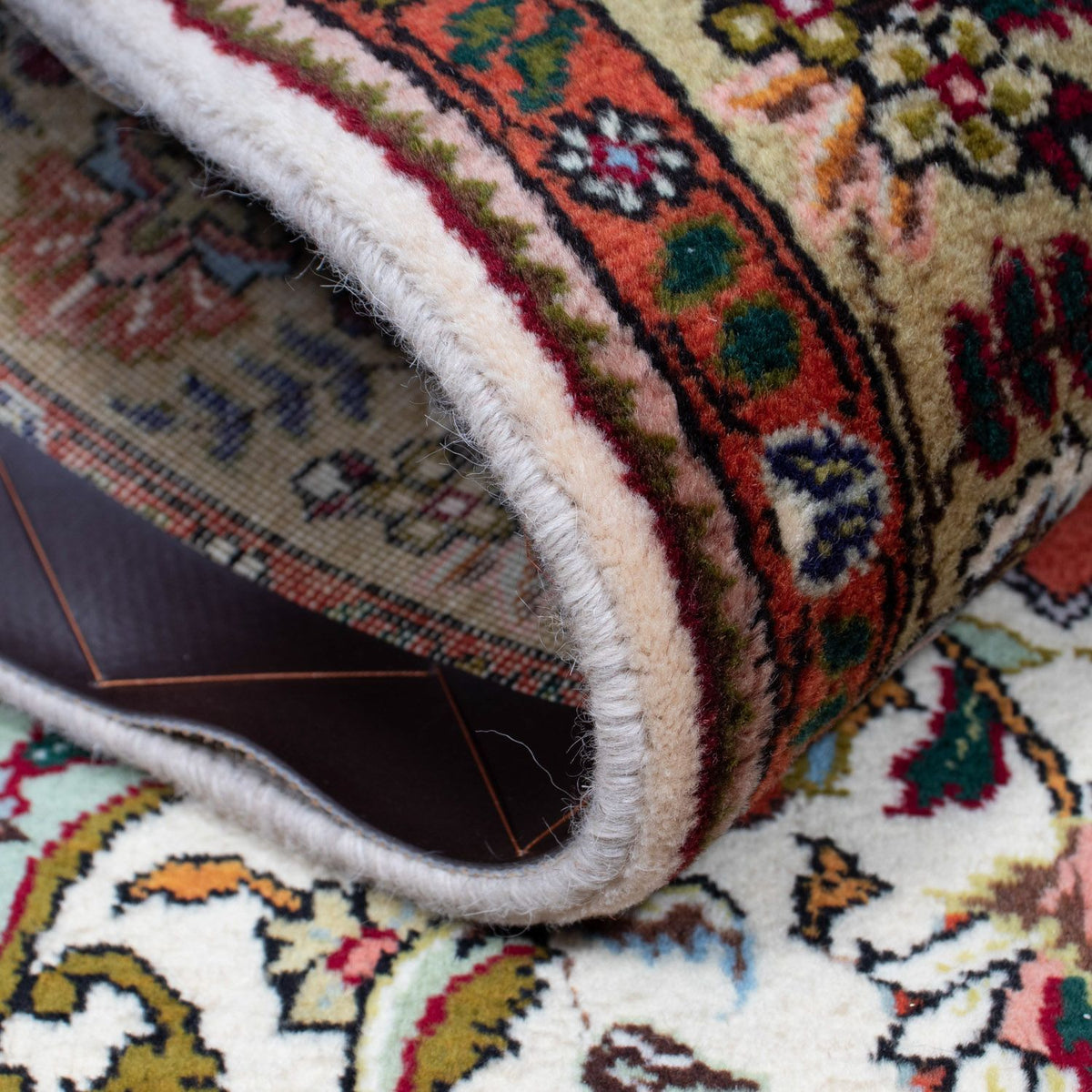 Perzisch tapijt - Tabriz - Royal - 151 x 100 cm - beige