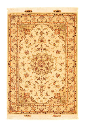 Perzisch tapijt - Tabriz - Royal - 147 x 102 cm - beige