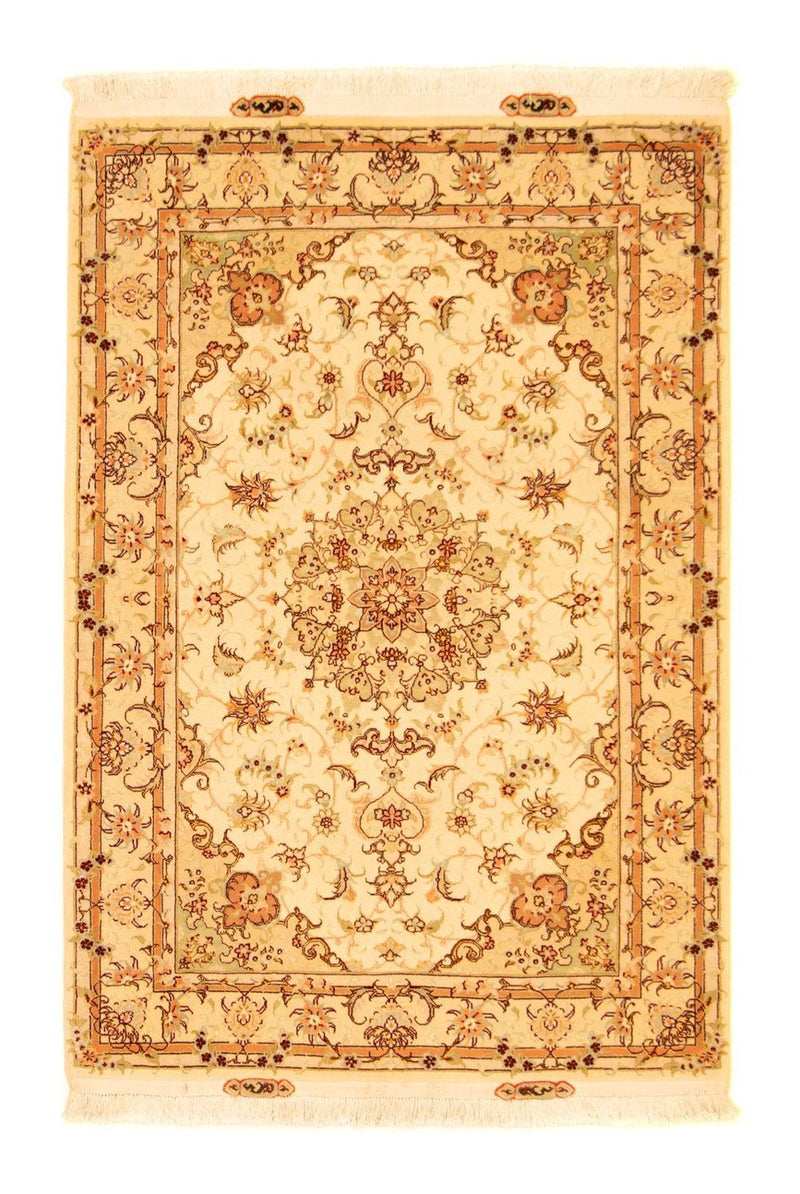 Perzisch tapijt - Tabriz - Royal - 147 x 102 cm - beige