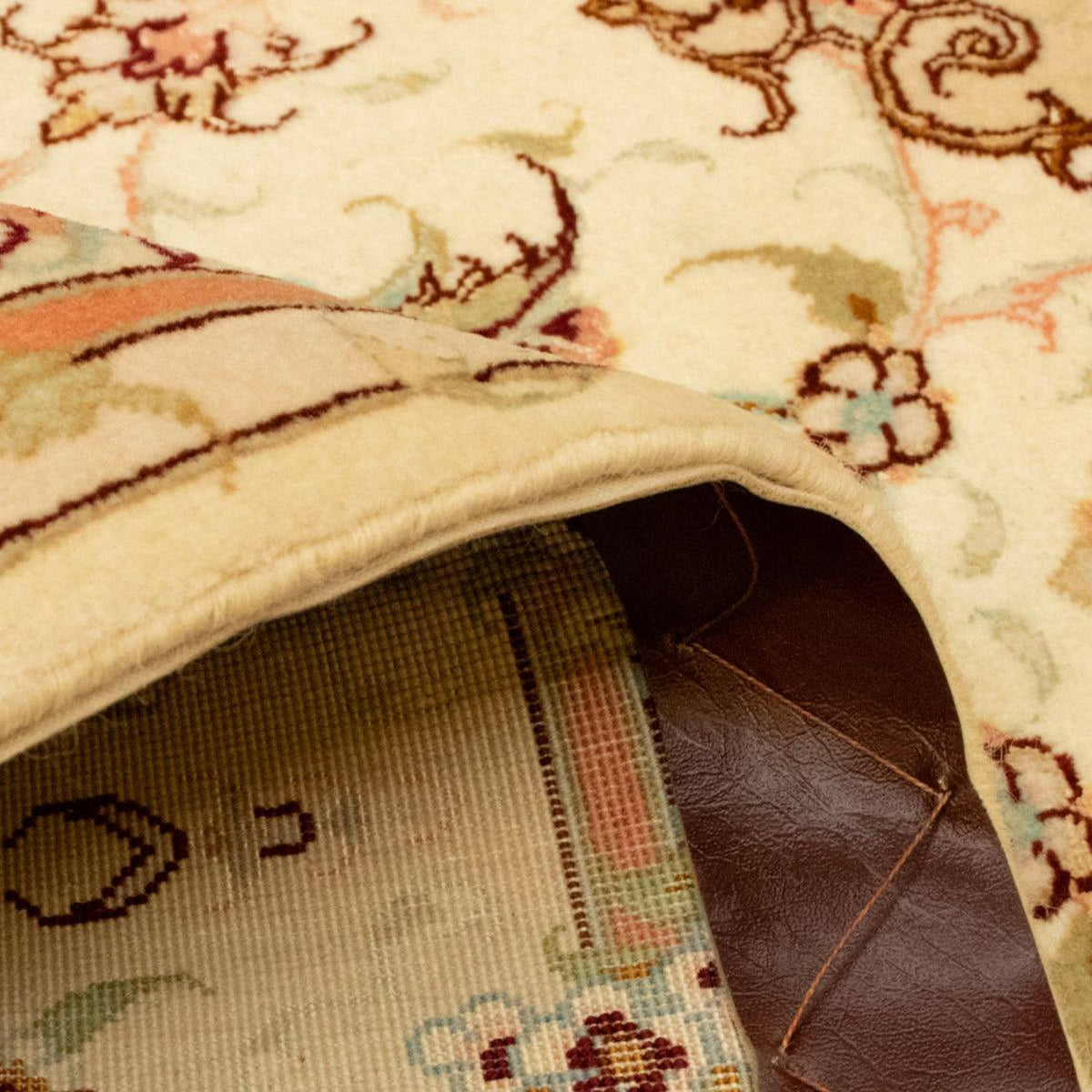 Perzisch tapijt - Tabriz - Royal - 147 x 102 cm - beige