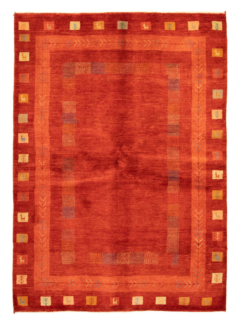 Gabbeh tapijt - Perzisch - 228 x 172 cm - roest