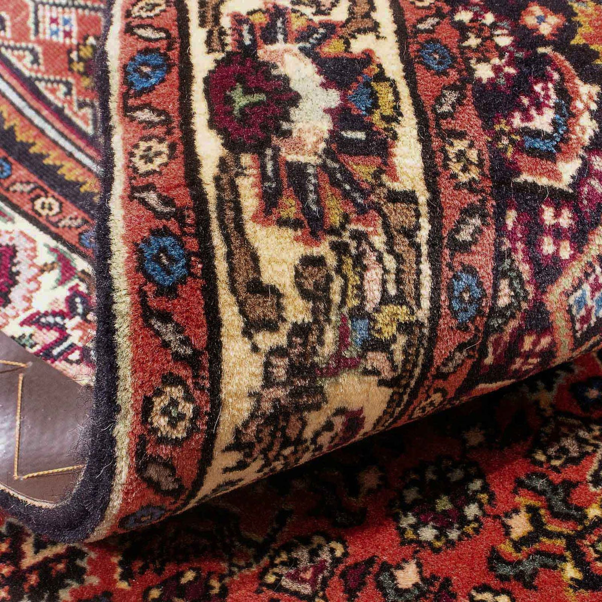 Perzisch tapijt - Bijar - 151 x 89 cm - licht rood