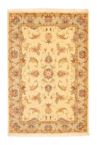 Perzisch tapijt - Tabriz - Royal - 150 x 101 cm - beige