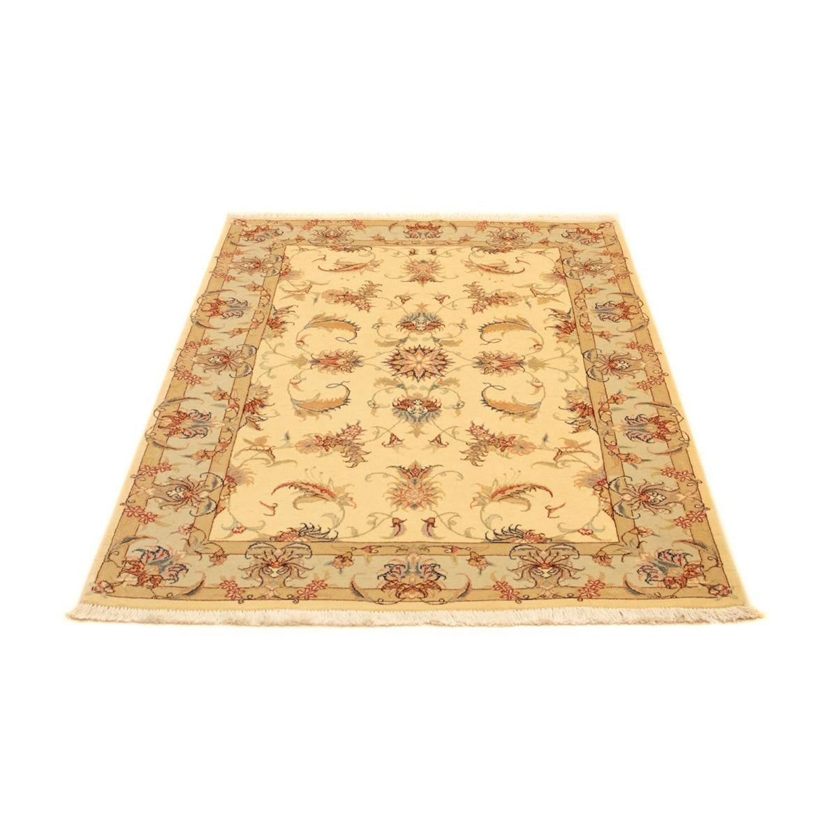 Perzisch tapijt - Tabriz - Royal - 150 x 101 cm - beige