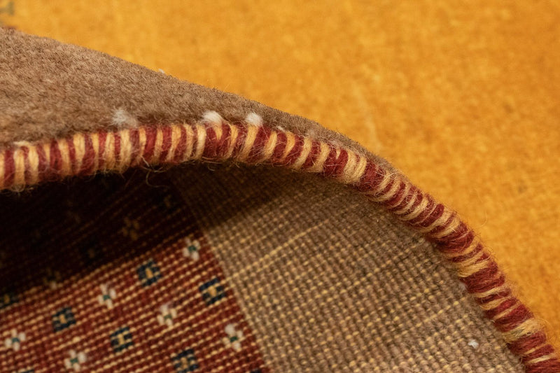 Gabbeh Tapijt - Loribaft Perzisch - 150 x 110 cm - goud