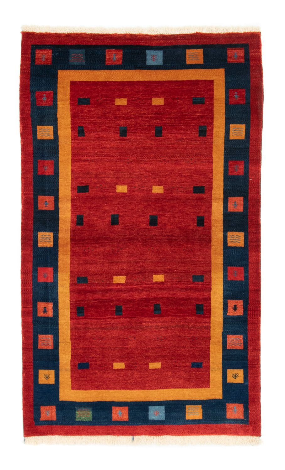 Loper Gabbeh Tapijt - Loribaft Perzisch - 175 x 102 cm - rood