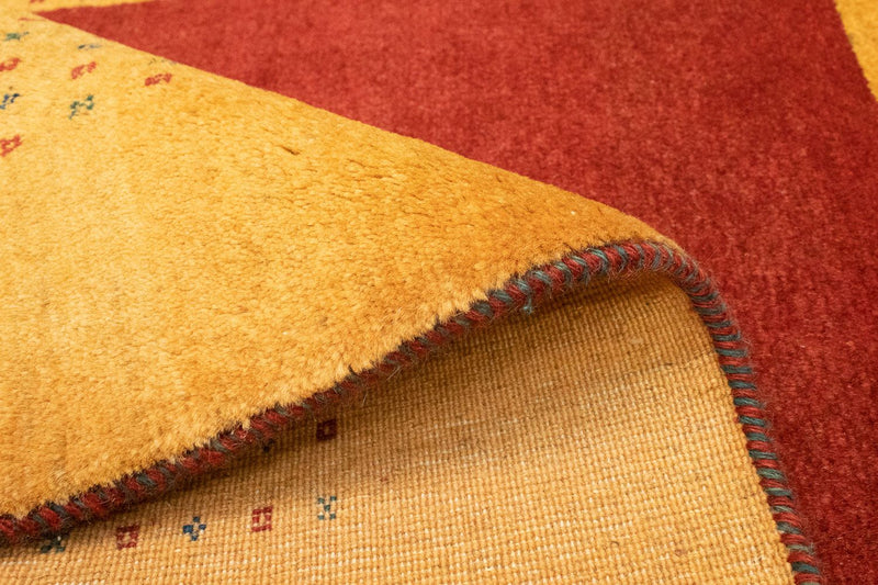 Gabbeh Tapijt - Loribaft Perzisch - 154 x 114 cm - goud