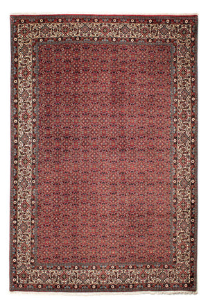 Perzisch tapijt - Bijar - 290 x 203 cm - donkerrood