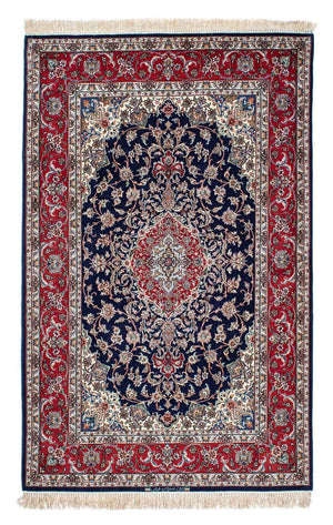Perzisch tapijt - Tabriz - Royal - 198 x 129 cm - donkerblauw