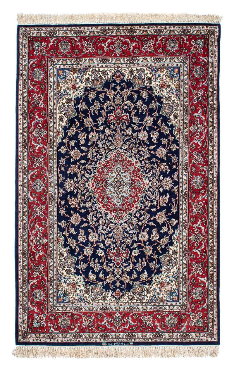 Perzisch tapijt - Tabriz - Royal - 198 x 129 cm - donkerblauw