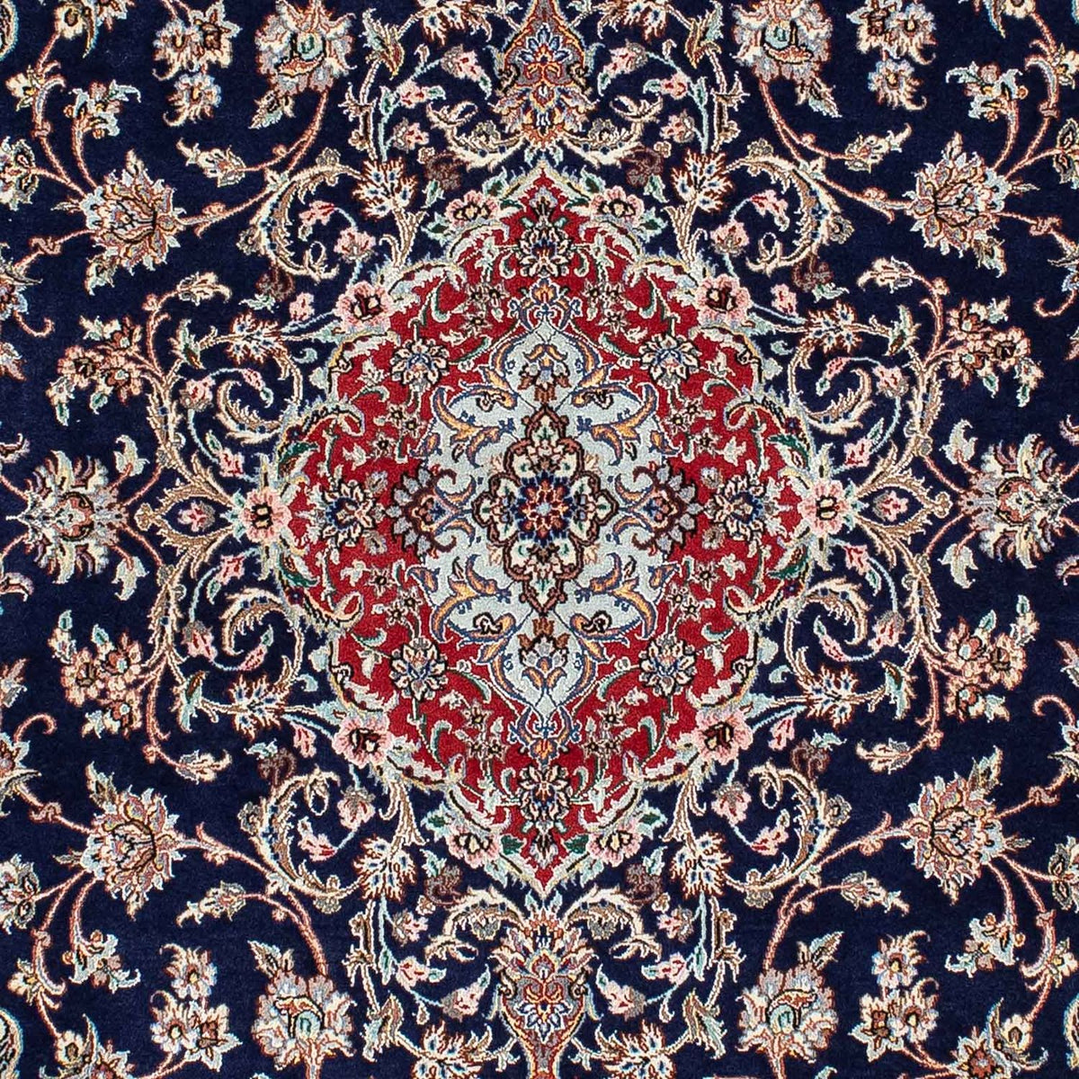 Perzisch tapijt - Tabriz - Royal - 198 x 129 cm - donkerblauw