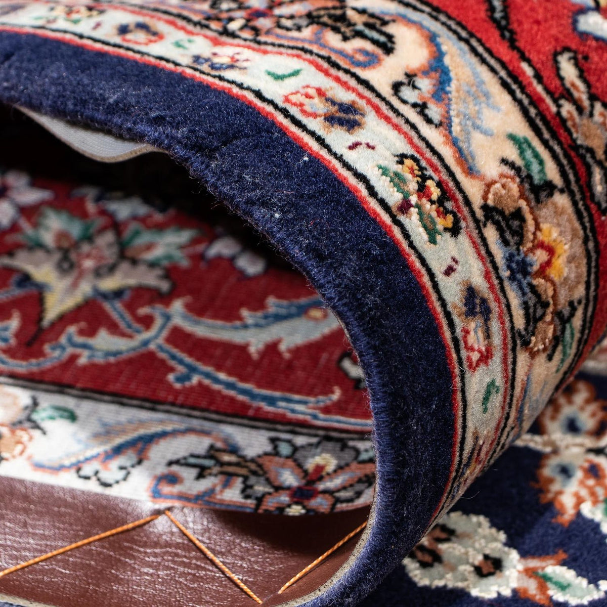 Perzisch tapijt - Tabriz - Royal - 198 x 129 cm - donkerblauw