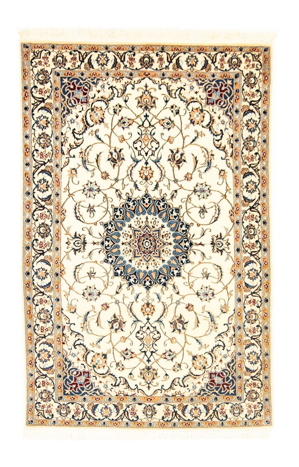 Perzisch tapijt - Nain - Premium - 151 x 96 cm - beige