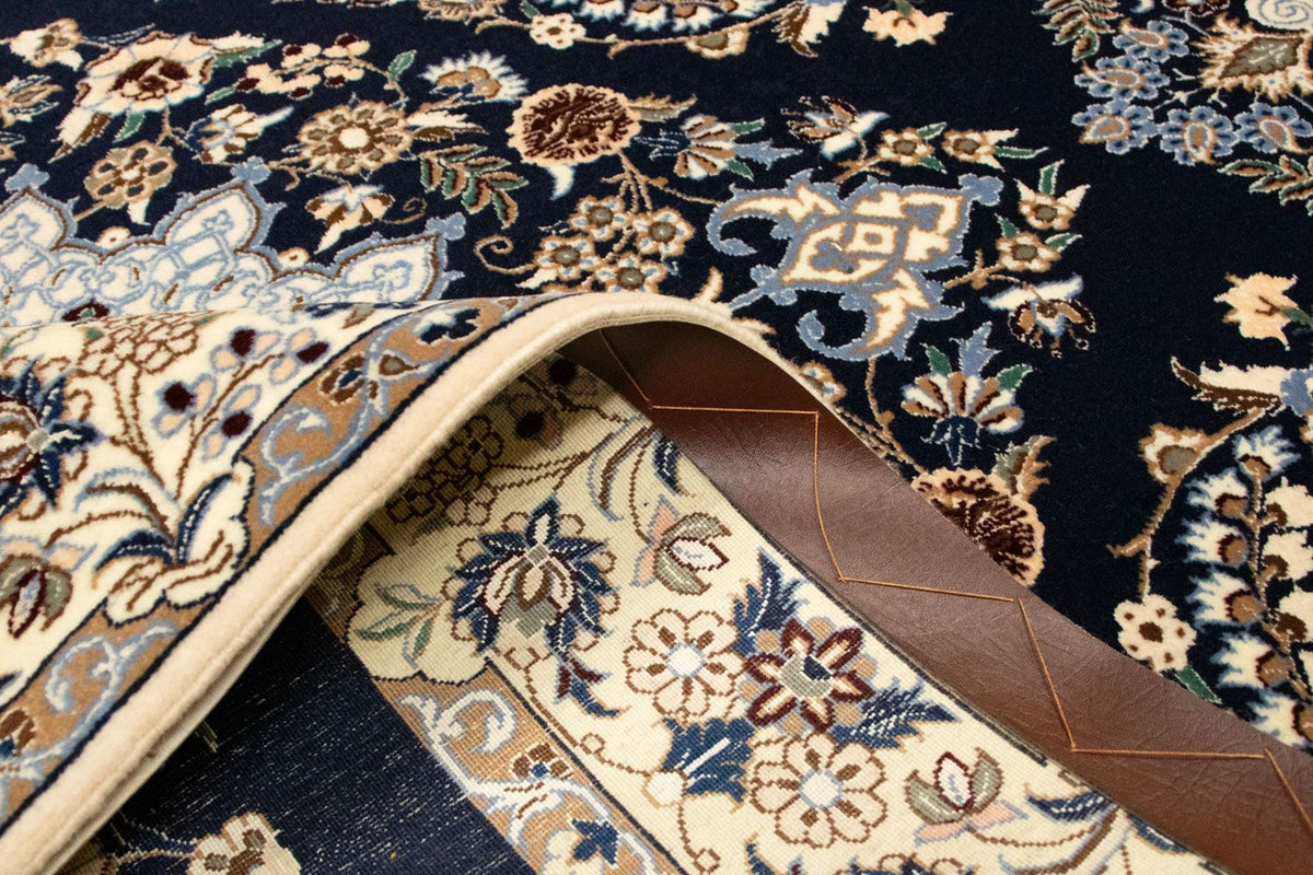 Perzisch tapijt - Nain - Premium - 151 x 100 cm - donkerblauw
