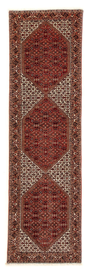 Loper Perzisch tapijt - Bijar - 313 x 82 cm - veelkleurig