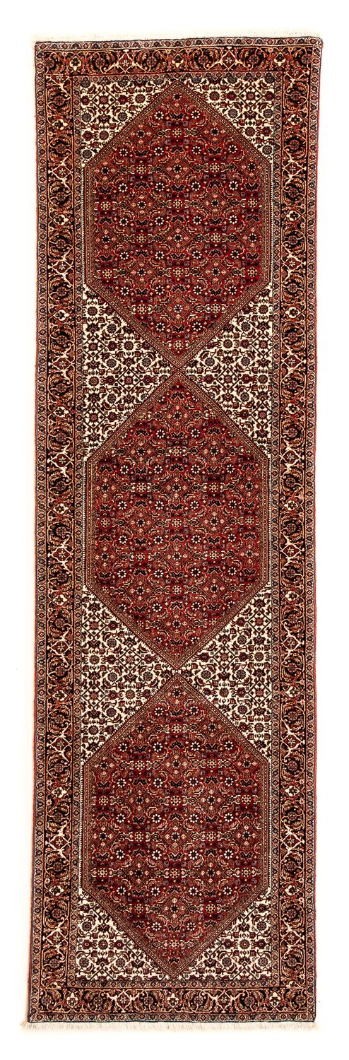 Loper Perzisch tapijt - Bijar - 313 x 82 cm - veelkleurig