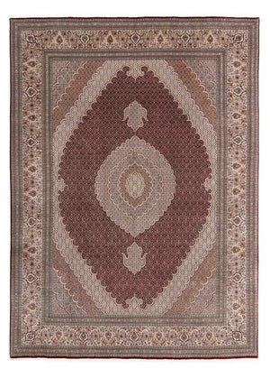 Perzisch tapijt - Tabriz - 353 x 253 cm - donkerrood