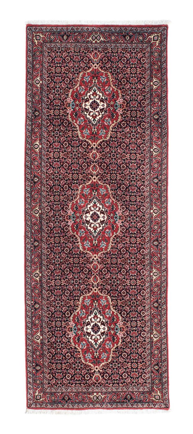 Loper Perzisch tapijt - Bijar - 202 x 75 cm - rood