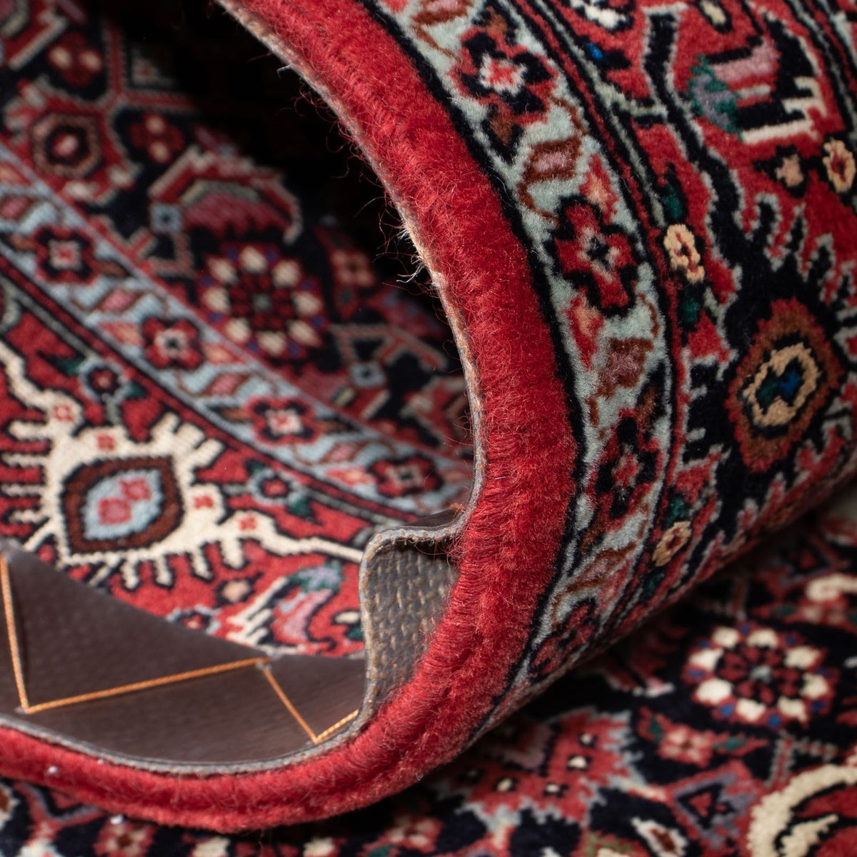 Loper Perzisch tapijt - Bijar - 202 x 75 cm - rood