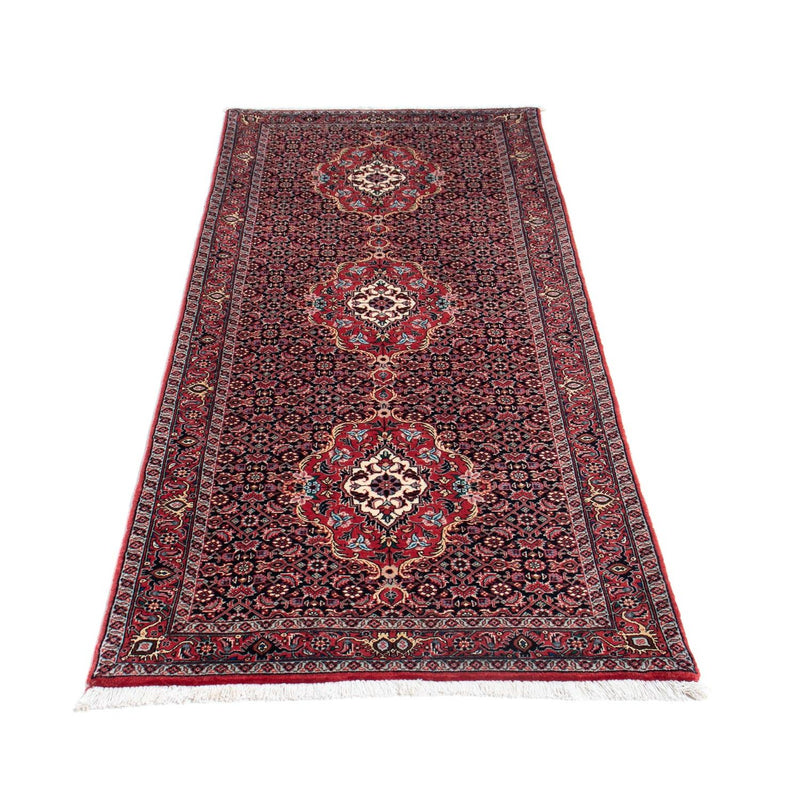 Loper Perzisch tapijt - Bijar - 202 x 75 cm - rood