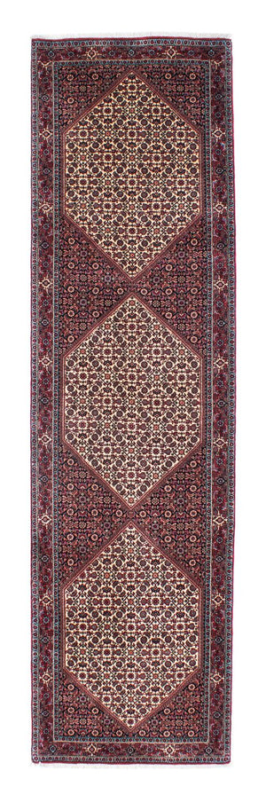 Loper Perzisch tapijt - Bijar - 317 x 86 cm - rood