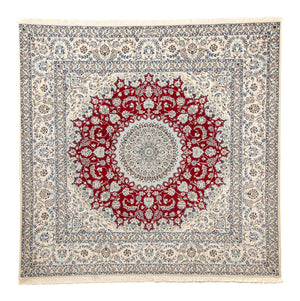 Perzisch tapijt - Nain - Premium vierkant  - 205 x 197 cm - beige