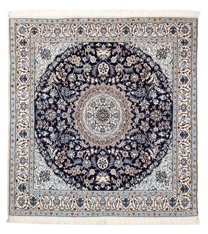 Perzisch tapijt - Nain - Koninklijk vierkant  - 153 x 146 cm - donkerrood