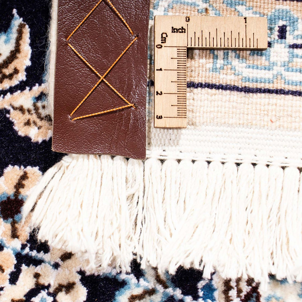 Perzisch tapijt - Nain - Koninklijk vierkant  - 153 x 146 cm - donkerrood