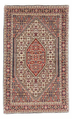 Perzisch tapijt - Bijar - 140 x 88 cm - beige