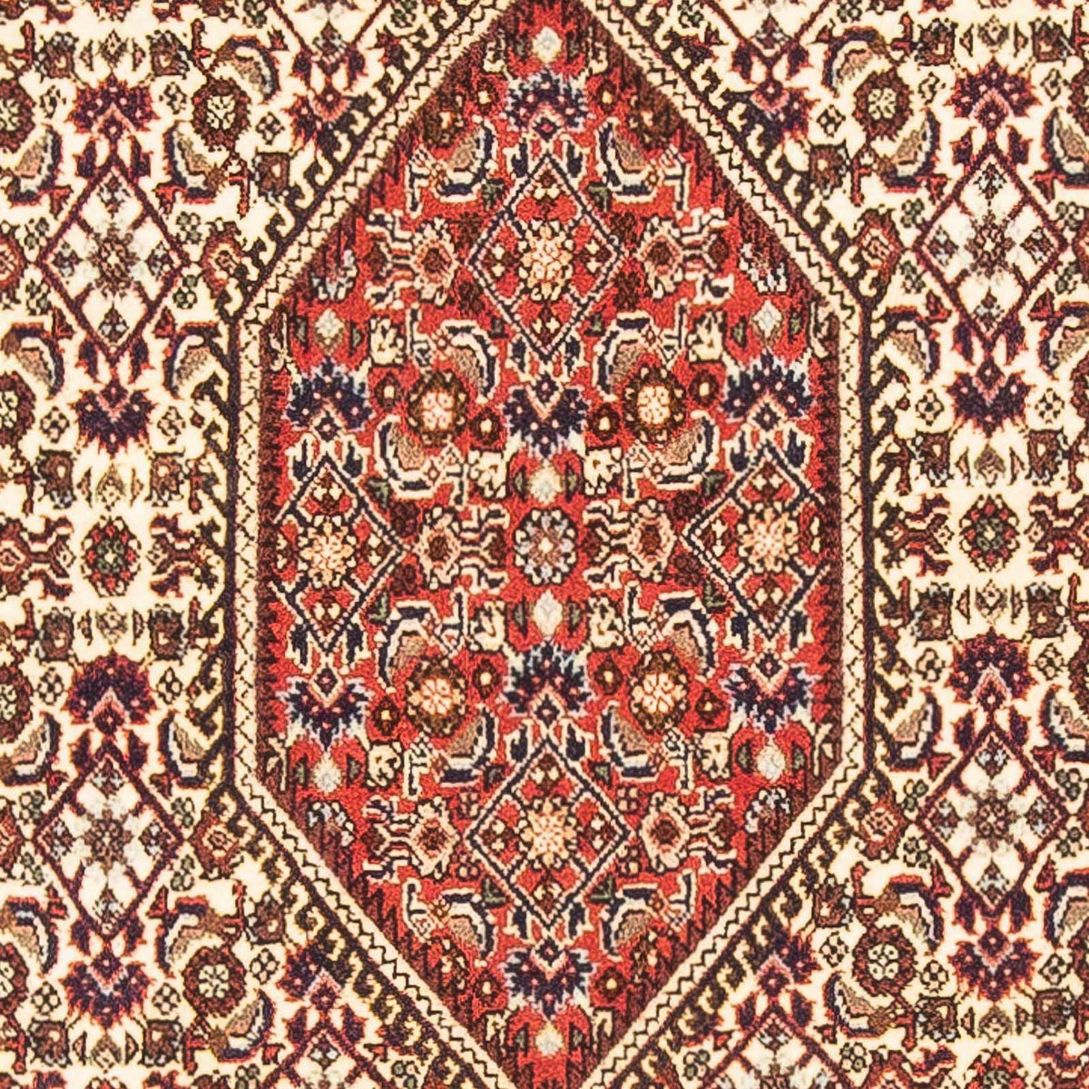 Perzisch tapijt - Bijar - 140 x 88 cm - beige